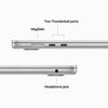 cumpără Laptop Apple MacBook Air 15.0 M2 10c/8g 256GB Silver MQKR3RU/A în Chișinău 