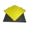 Tatami mat Eva Puzzle 1х1 m, 4 cm, 80 kg/m3 yellow-black (5473) 