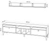 купить Стенка Trendy Drew, 180x52x35cm (GTR000031) в Кишинёве 