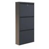 купить Полка для обуви Trendy Locking 3 Piece Metal-Anthracite, 50x103x15cm в Кишинёве 