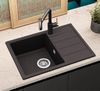 купить Смеситель кухонный Helika-AquaSanita 7783-601 Dolus Black metallic в Кишинёве 