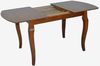 купить Комплект стол и стулья Evelin di Costacurta стол HV-29V Burnish Oak + 4 стула GLORIA Burnish/Ekea12 Dark Brown в Кишинёве 