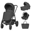 купить Детская коляска Kikka Boo Modena Black 2027 3in1 (3800171225687) в Кишинёве 