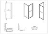 cumpără Cabină de duș miscellaneous GRSF 80x 80x190 GUN GRAY 8mm în Chișinău 
