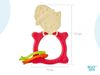 cumpără Iinel dentiție Roxy Kids RMT-004 Прорезыватель MEOW TEETHER, коралловый în Chișinău 