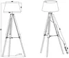 купить Освещение для помещений Trio Tripod Grey в Кишинёве 