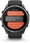 cumpără Ceas inteligent Garmin Fenix 9 Pro, 51mm, inReach, CbnGyDLCTi, Bk/PblBd (010-04337-11) în Chișinău 