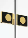 cumpără Cabină de duș New Trendy Avexa Gold brushed Rectangular R 100x100x200 Hinged EXK-1759 în Chișinău 