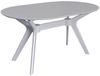 купить Комплект стол и стулья Evelin di Costacurta стол Raffles Oval White + 6 стульев COCO White/NV-10WP Grey в Кишинёве 