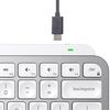 купить Клавиатура Logitech Wireless MX Keys Mini Minimalis Pale Grey Illuminated Keyboard, Logitech Unifying 2.4GHz wireless technology, Bluetooth Low Energy, Rechargeable with USB type C (920-010502) в Кишинёве 