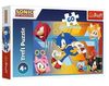 купить Головоломка Trefl 17387 Puzzles 60 Sonic in action, SEGA Sonic The Hedgehog в Кишинёве 