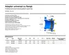 cumpără Adaptor flansa fonta larga toleranta pentru tevi otel/fonta D.100 (107-128) PN10 (8 gauri)  WATO în Chișinău 