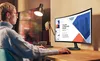 cumpără Monitor Samsung Essential S3 LS24D360GAIXUA în Chișinău 