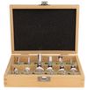 купить Набор головок, бит, насадок Makita D-57065 Set 12 freze pentru lemn 6mm в Кишинёве 