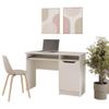купить Офисный стол MebelStar LILU 110x50x75 White (MBS-1309) в Кишинёве 
