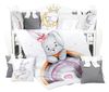 купить Детское постельное белье PernaMea Set lenjerie 8 piese Premium Iepuras gri (PM.105896/3) в Кишинёве 