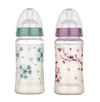 купить "Baby-Nova" Силиконовая детская бутылочка с широким горлышком, 300 мл, от 0 до 24 месяцев, средний поток, без BPA, с дополнительной соской, 1 шт. в Кишинёве 