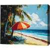 cumpără Tablou pe numere BrushMe MG0010FC 40х50cm (fără cutie) Colț de paradis în Chișinău 