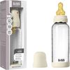 купить Поильник BIBS 50202216 Biberon din sticla anticolici Boheme Ivory cu tetina din latex 3+ luni, 240ml в Кишинёве 