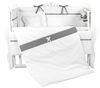 купить Детское постельное белье PernaMea Set lenjerie 8 piese Elegance Gri (PM.100102/3) в Кишинёве 