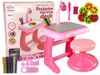 cumpără Set de mobilier pentru copii Lean Children's Happy Painting 9499 (Pink) în Chișinău 