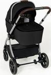 купить Детская коляска DadaPrams Carucior 2in1 Flux Black + Adaptoare в Кишинёве 