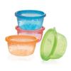 cumpără Container alimentare Nuby NV0506001 Набор контейнеров с крышками 240 мл. (4 шт.) în Chișinău 