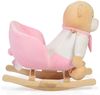 cumpără Leagăn pentru bebeluși Moni Bear Pink cu scaun (WJ-6108) în Chișinău 