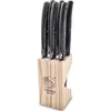 cumpără Set cuțite Laguiole Premium Line 6 Steak Knives Black Stonewash set 6 buc cu suport în Chișinău 