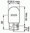 купить Автомобильная лампа Bosch W21W Pure Light 12V 21W W3x16d (carton) (1987302251) в Кишинёве 