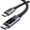 cumpără Cablu telefon mobil Ugreen 35501 Type-C to Type-C 5A 100W Braided Cable 1M în Chișinău 