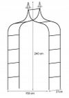 cumpără Decor pentrru grădină GardenLine PERG-N6078 арка для растений în Chișinău 
