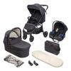 Carucior 3 in 1 BabyGo Style Black 