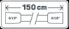 купить Душевой шланг Rubineta 150cm PVC (360) Con/Imp Silver Dark в Кишинёве 