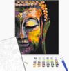 купить Картина по номерам BrushMe BS30220 40х50 сm (în cutie) Buddha colorat в Кишинёве 