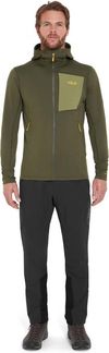 купить Одежда для спорта Rab Jacheta barbati Superflux Hoody Army L (QFG-13-ARM-LRG) в Кишинёве 