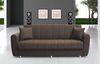 купить Диван Trendy Manes, extensibila cu lada de depozitare, 215x80x80cm, Maro в Кишинёве 
