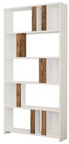 купить Офисный стеллаж Hanah Home Lima White Walnut в Кишинёве 