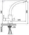 купить Смеситель кухонный Marrbaxx G011Q5 в Кишинёве 