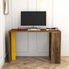cumpără Masă de birou Trendy Lima, Nuc, Galben 120x75x60cm în Chișinău 