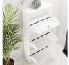 купить Полка для обуви Trendy Locking 3 Piece Metal-White, 50x103x15cm в Кишинёве 