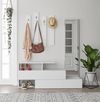 cumpără Mobilă pentru antreu Trendy Ramda Alb, 137x54x35cm (GTR001335) în Chișinău 