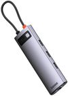 купить Переходник для IT Baseus WKWG080113 8in1 Type-C, Metal Gleam Series, Space Gray в Кишинёве 