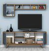 cumpără Set mobilă living Trendy Ayla, Nuc, Albastru 160x56x35cm în Chișinău 
