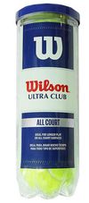 Мячи для большого тенниса (3 шт.) WILSON ULTRA CLUB ALL CT TBALL WRT124400 (1054) 