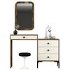 купить Туалетный столик Trendy Lizbon 547-Nuc, Crem 124x84x40cm в Кишинёве 