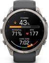 cumpără Ceas inteligent Garmin Fenix 9 Pro, 51mm, Ti w/Gpt/Blk bnd (010-04337-26) în Chișinău 