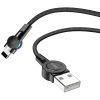 cumpără Cablu telefon mobil Hoco Hoco Cable USB to Lightning S8 Magnetic 2.4A 1.2m, Black în Chișinău 