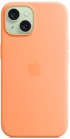 cumpără Husă pentru smartphone Apple iPhone 15 Silicone MagSafe Orange Sorbet MT0W3 în Chișinău 