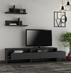 купить Тумба напольная для TV Trendy Gara, Antracit 180x42x32cm в Кишинёве 